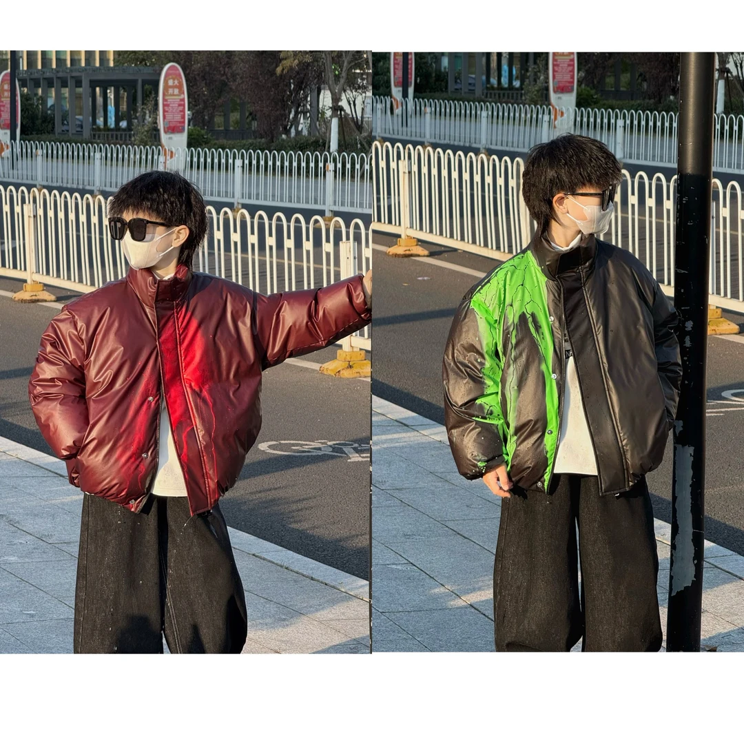 现货THE LUHAN【趣味温变】冬季90绒温变羽绒服中大男童棉服25839