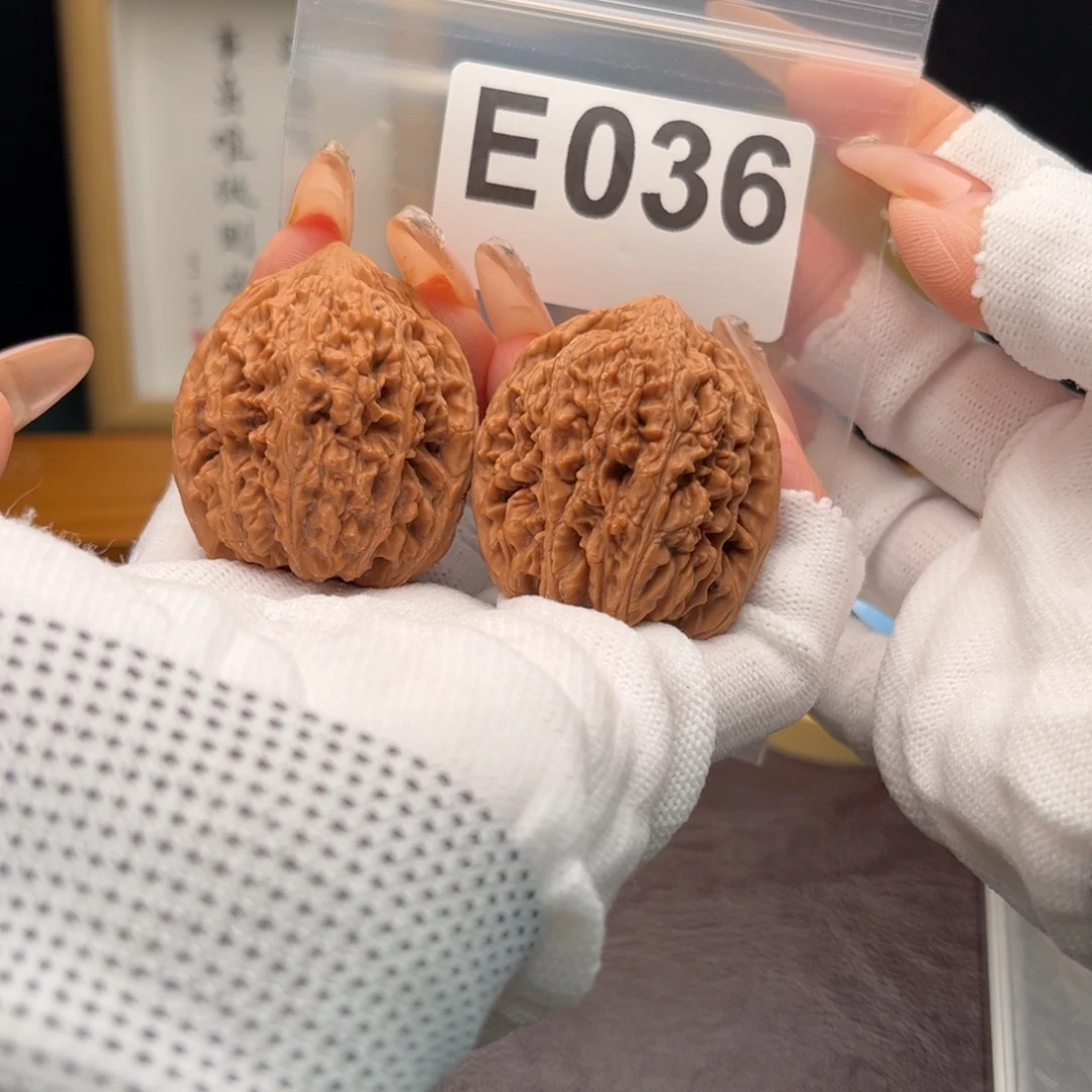 文玩核桃把件38大蒜头e036