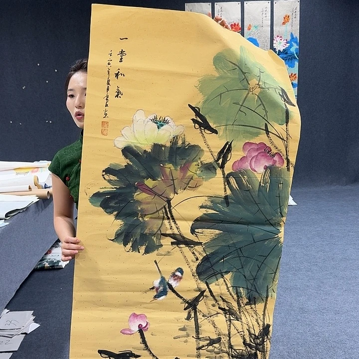 国画装饰国画巨巨巨好看