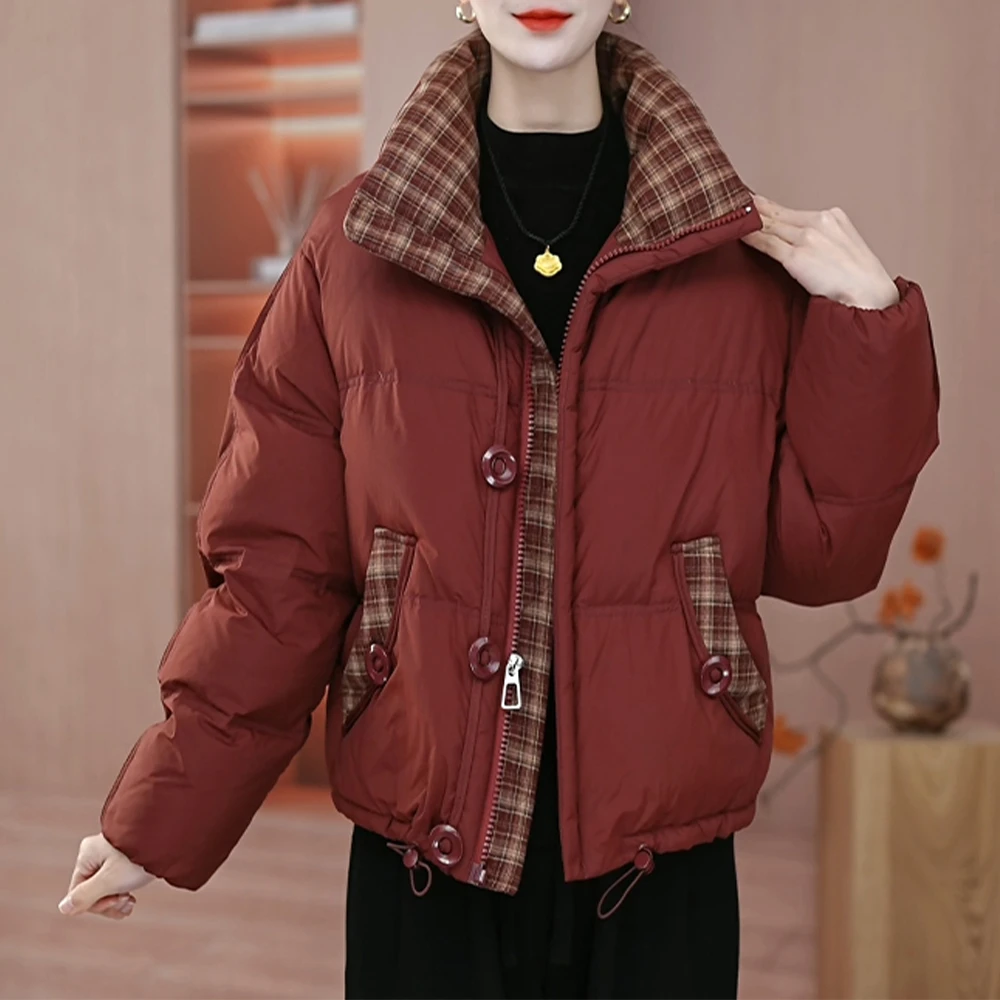 2024冬季气质时尚白鸭绒羽绒服显瘦轻奢洋气保暖羽绒服B85