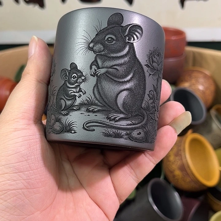 茶杯紫砂全手工紫砂主人杯