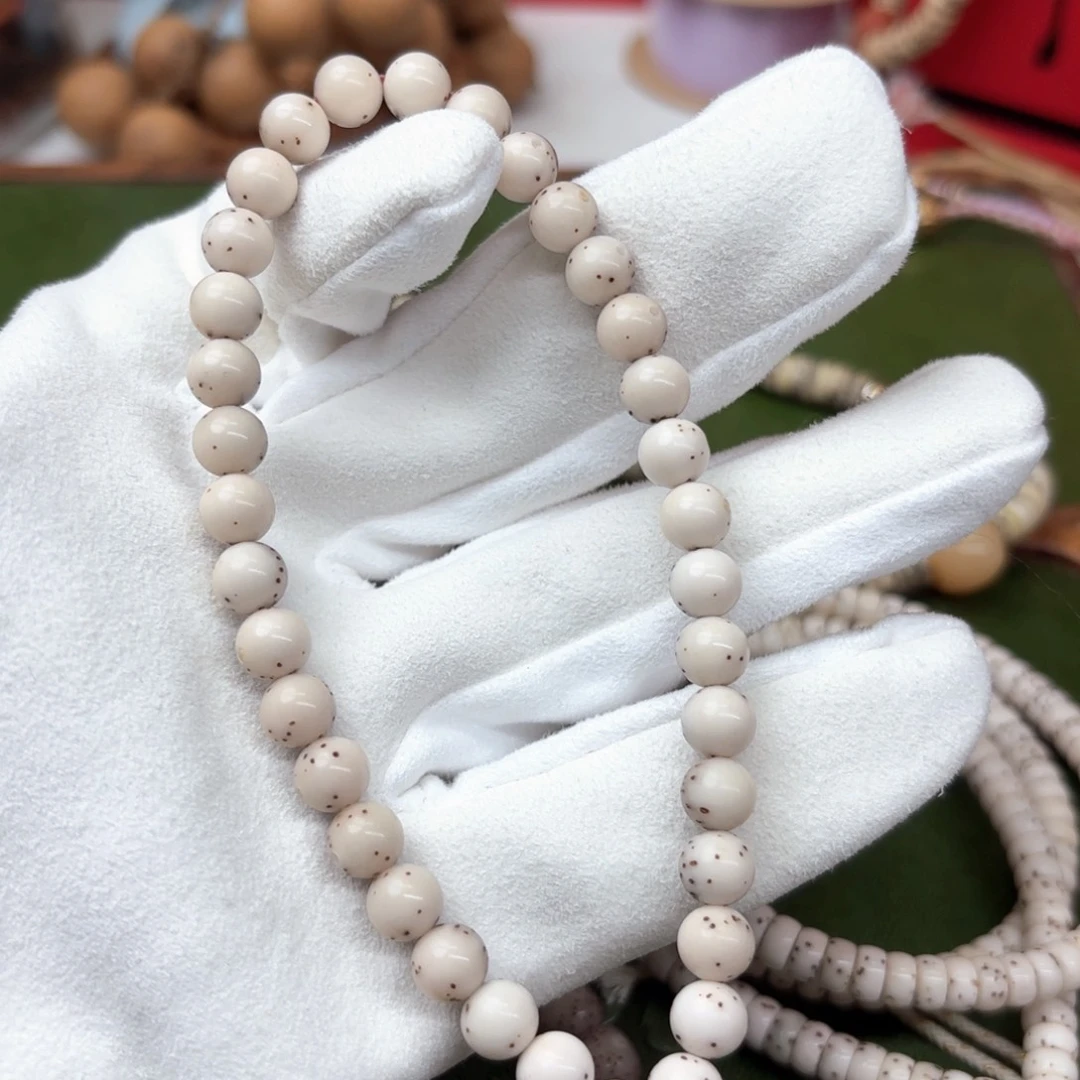 星月菩提吊坠7圆大留白手持双金标