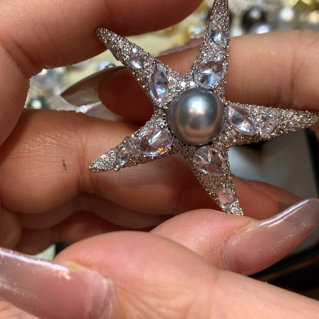 海水珍珠胸饰未镶嵌