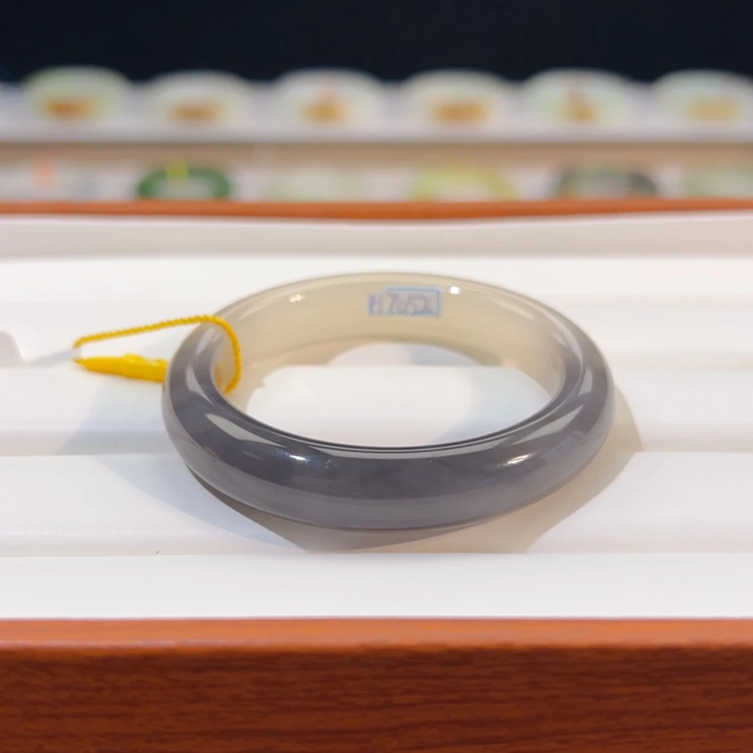 和田玉手镯未镶嵌   【紫粉】