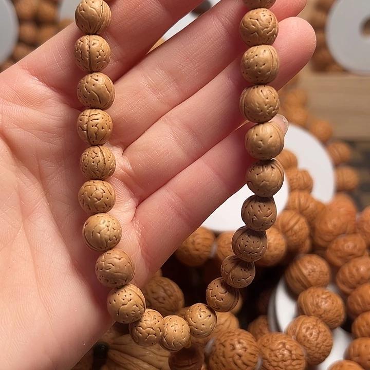 桃核吊坠野生桃核肌肉纹卡9