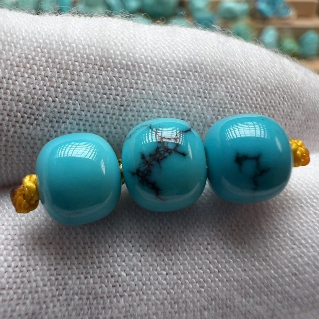 绿松石未镶嵌配饰7.4*7