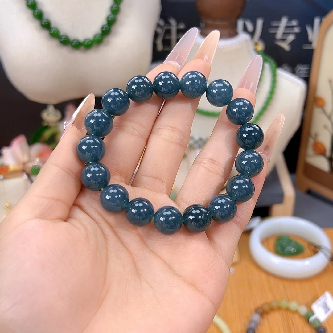 翡翠未镶嵌手链sj