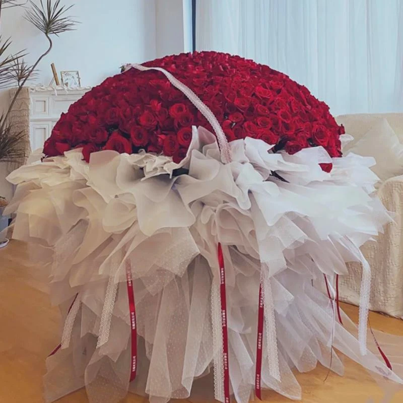 全国送女友999朵520朵玫瑰花束成都广州花店99朵生日鲜花同城配送