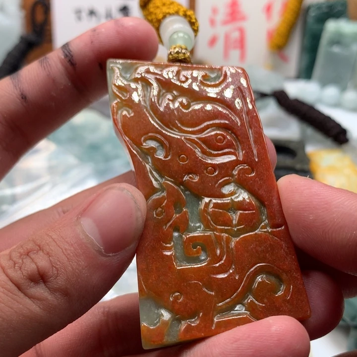 翡翠未镶嵌颈饰保真天然a货翡翠