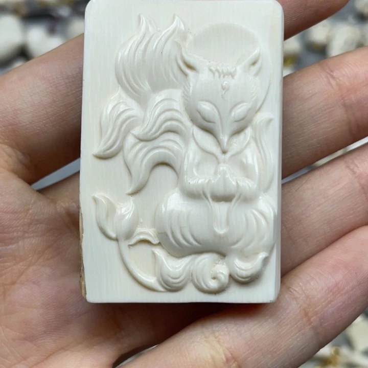 猛犸象牙手串/手链/手镯猛犸福利放漏九尾牌带瑕疵