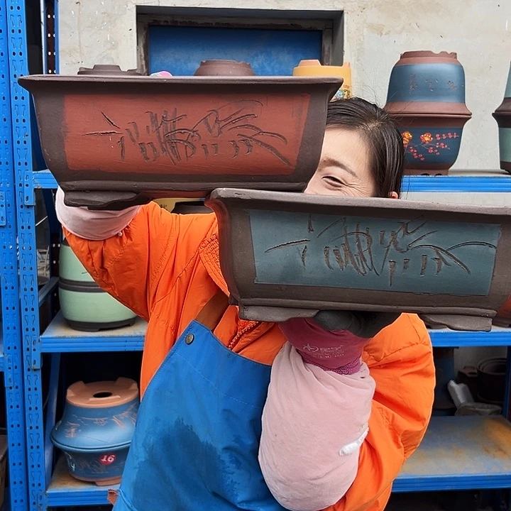 31蓝马槽和31红马槽花盆花盆花盆