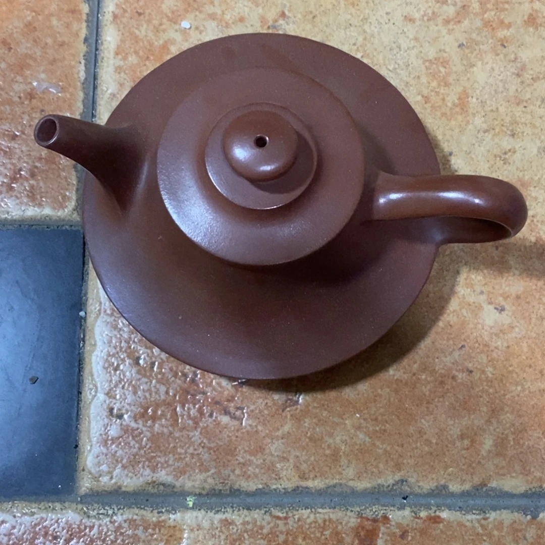 紫砂茶壶白6 范菊英 云炉 红皮龙