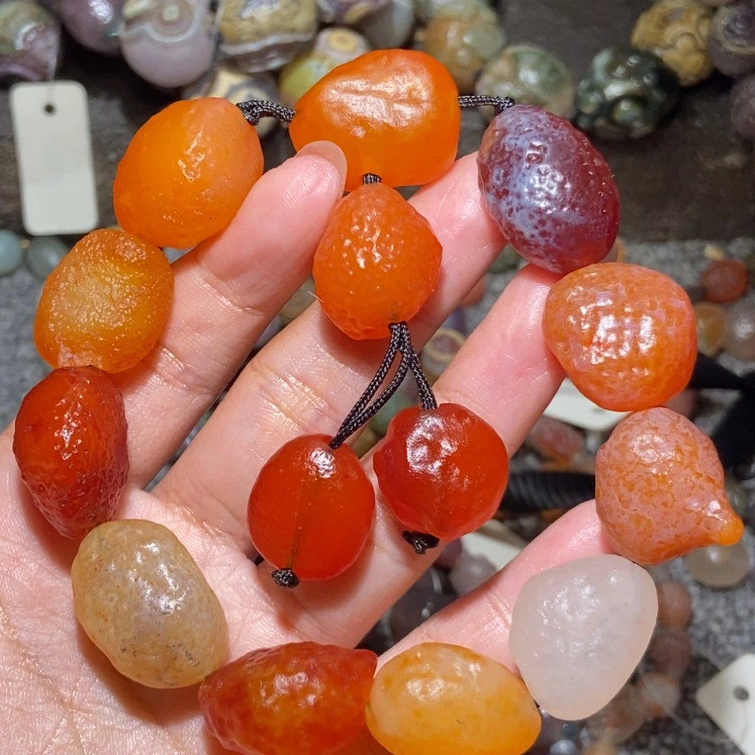 未镶嵌玛瑙/玉髓珠宝半成品