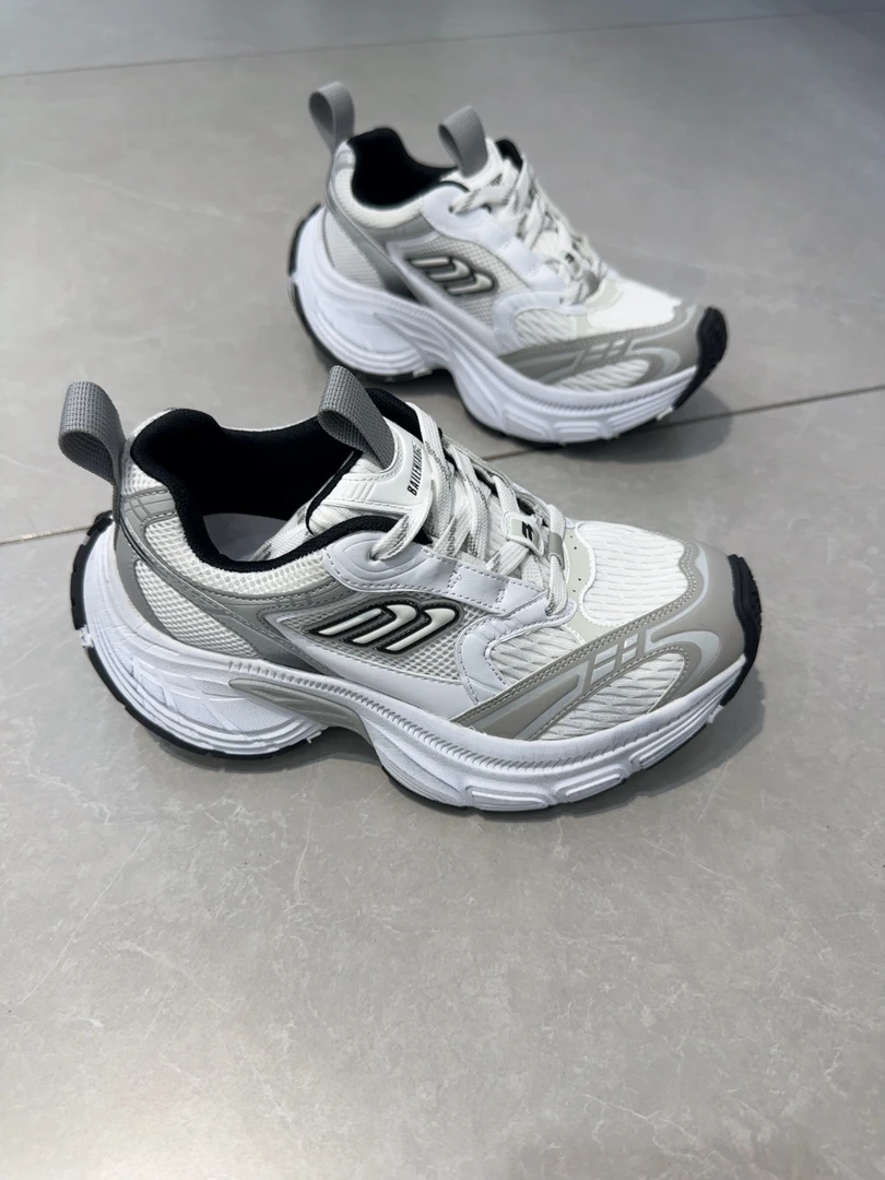 透气系带厚底拼色休闲时尚休闲鞋女鞋时尚老爹鞋跑步