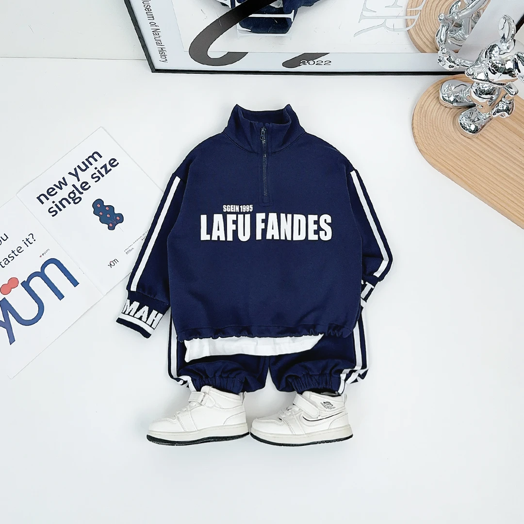 男童套装2025新款春装儿童春秋季两件套潮 DMC7588 悠悠童话童装