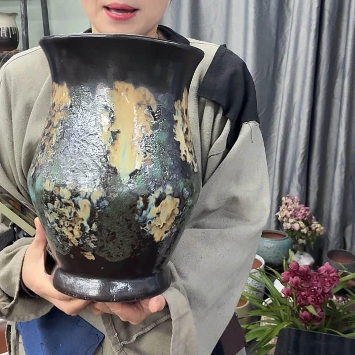 20×30 -粗陶花盆有孔-买买买