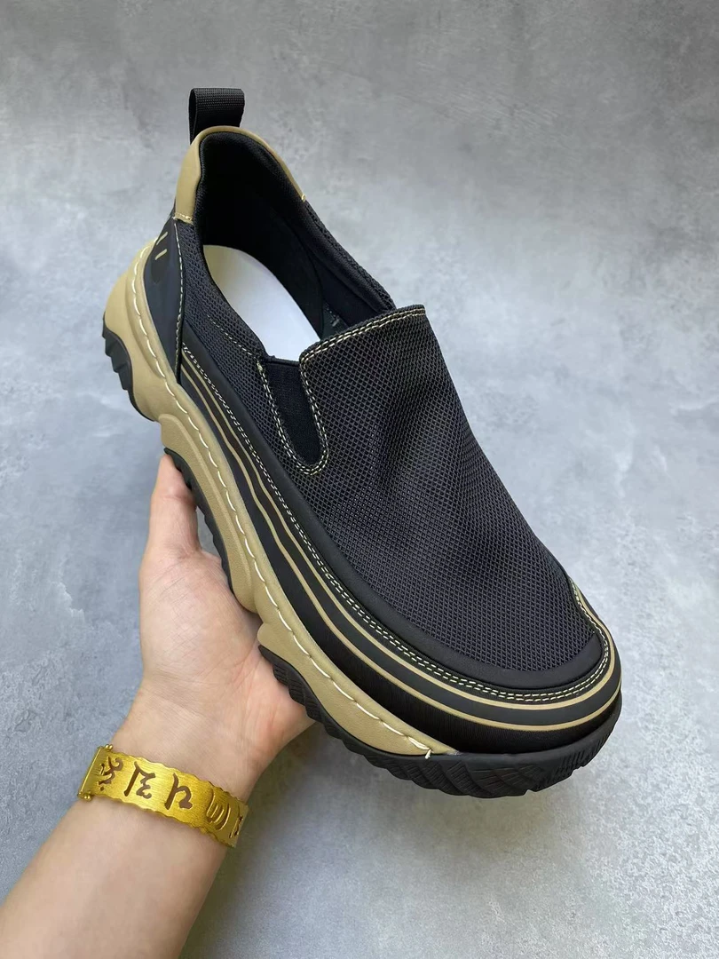 透气网纱一脚蹬超轻男士休闲鞋