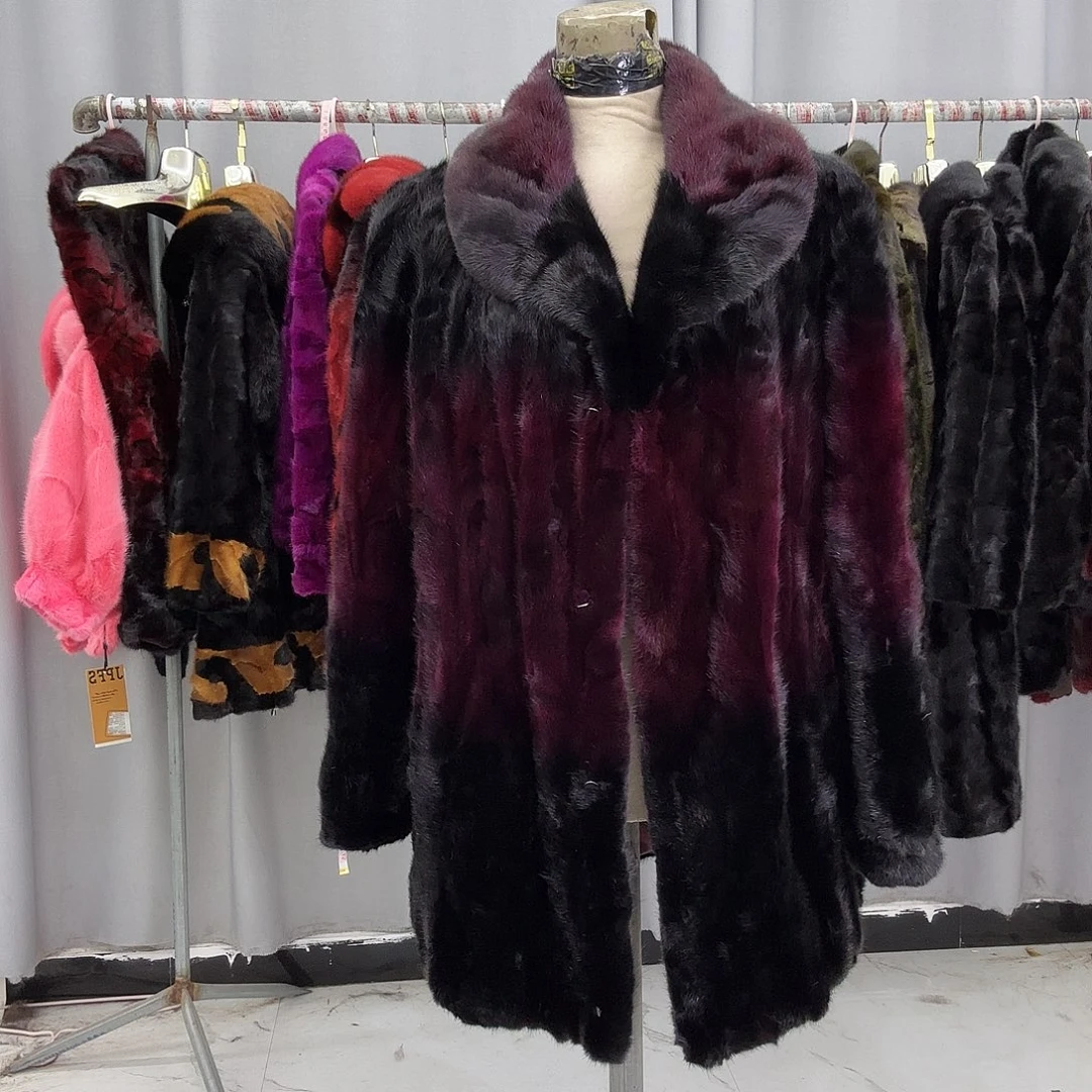 水貂拼貂真皮真毛