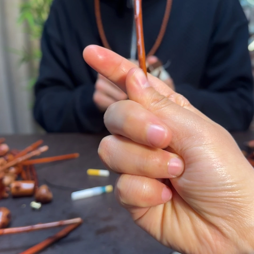 香榧木烟斗文玩手把件