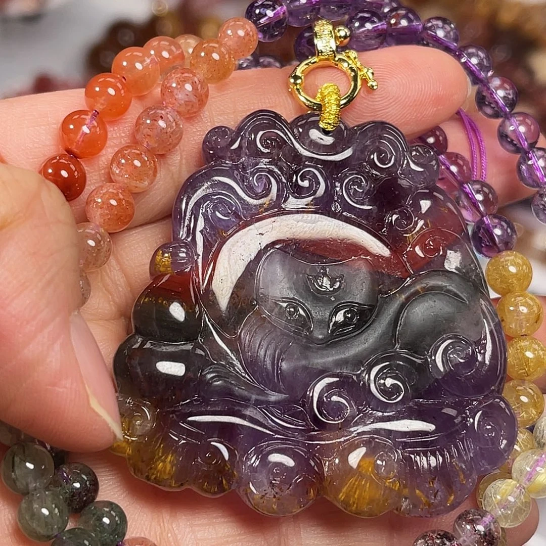 未镶嵌颈饰水晶订制