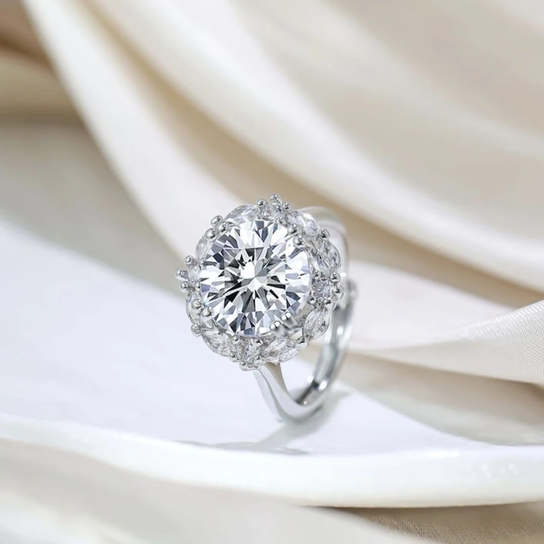 《私人定制》许妍同款女戒  3.0ct