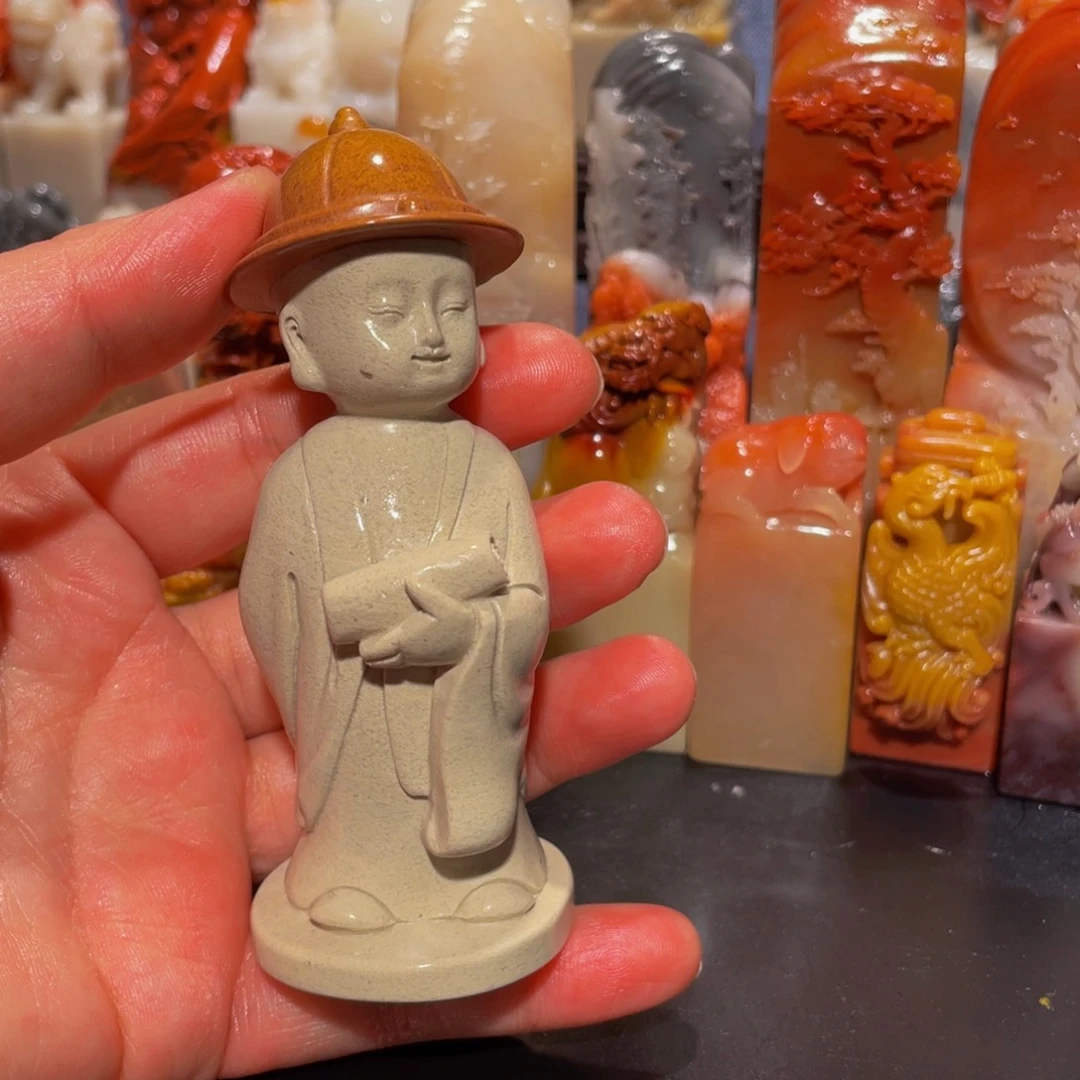 寿山石印石精美寿山