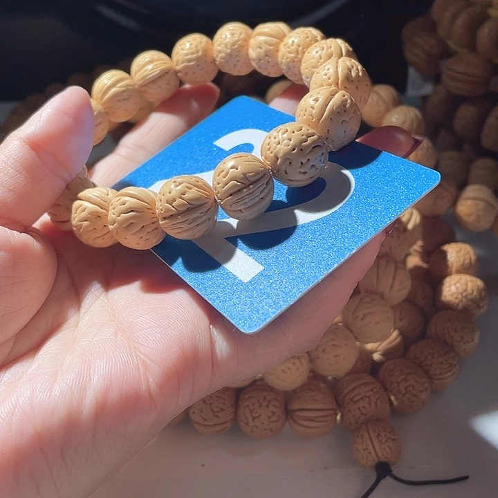 金****桃核吊坠桃核手串肌肉22