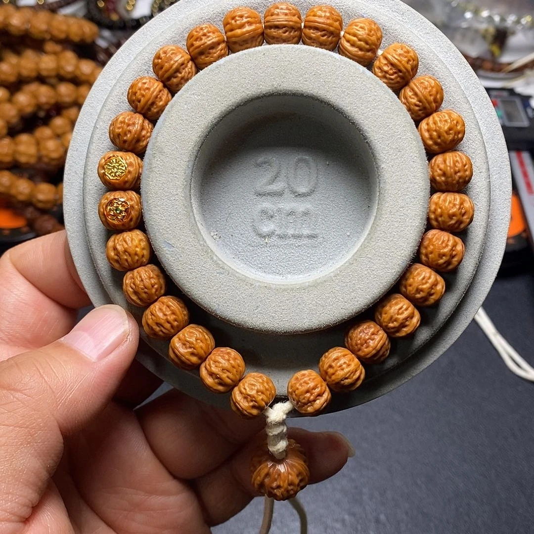 猴头核桃手串全品10-11三棱35号