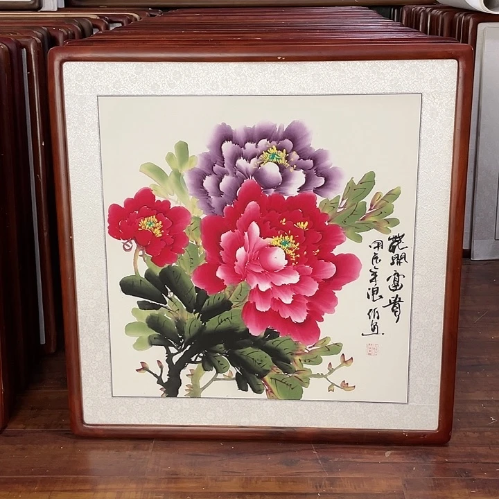 国画带框尺寸63*63厘米