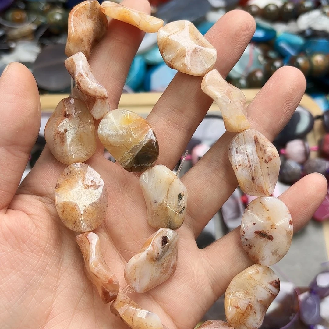 小***️玛瑙/玉髓未镶嵌珠宝半成品戈壁玛