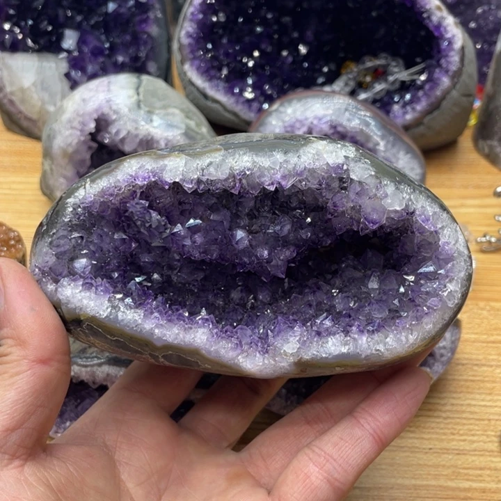 紫晶钱袋子未镶嵌