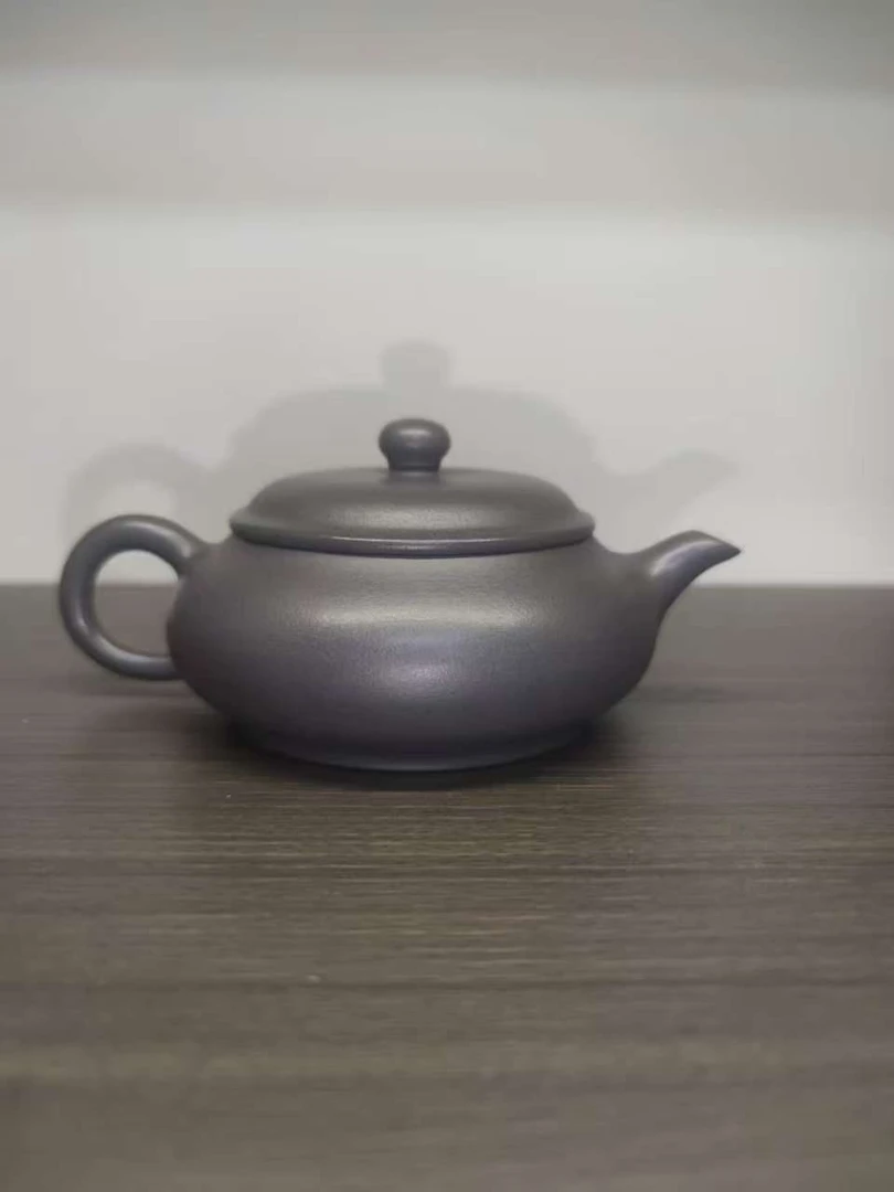 天青泥明炉全手工紫砂壶