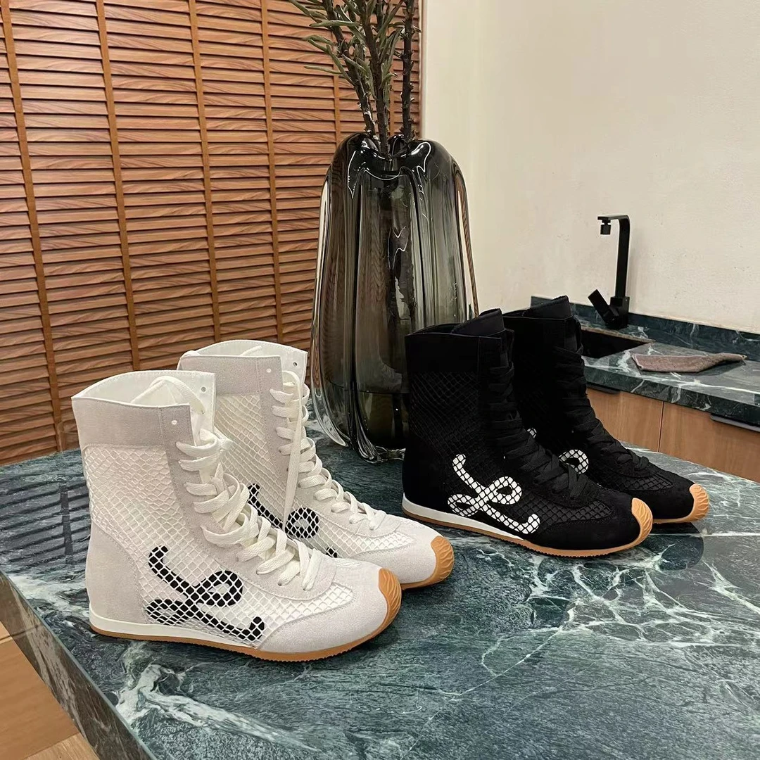 CC-拳击鞋丨 休闲高帮夏季软底百搭~时尚;ECX55258