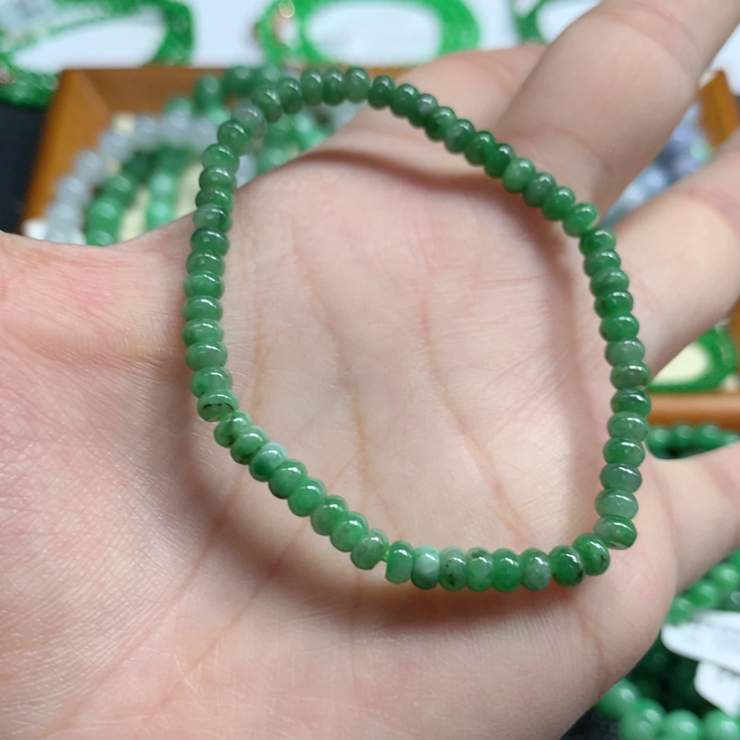 未镶嵌手链翡翠翡翠