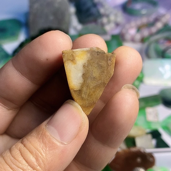 翡翠散珠天然翡翠A货挂件