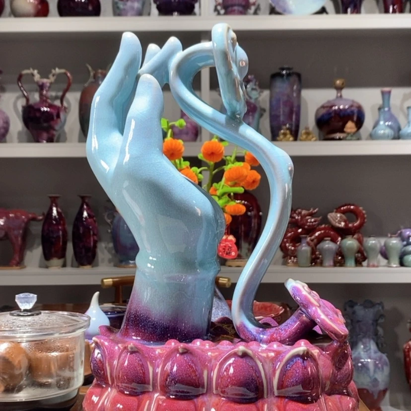 【闪购商品】瓷片钧瓷艺术作品……