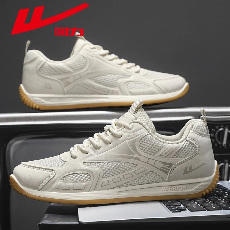 回力男士鞋子男款跑步鞋透气夏季网面透气增高减震防滑休闲运动鞋