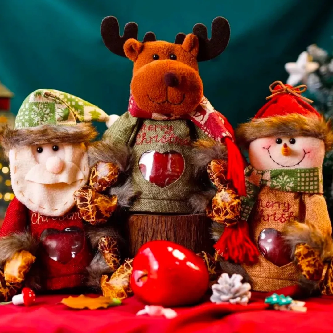 圣诞节平安夜布袋布袋玩偶一个（内含红富士苹果一个 款式随机）上海市