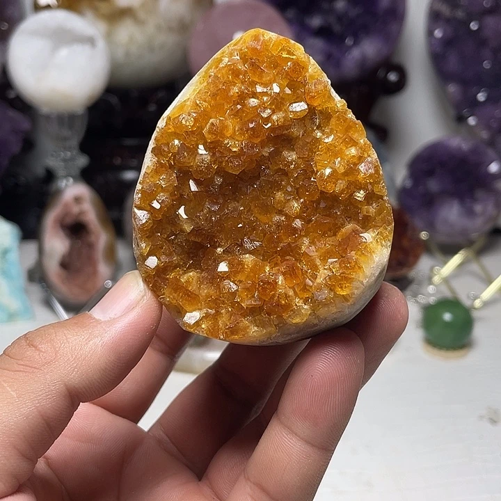 紫晶珠宝半成品未镶嵌