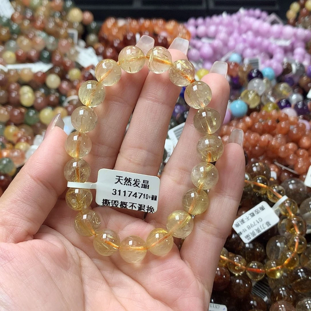 水晶手链未镶嵌，
