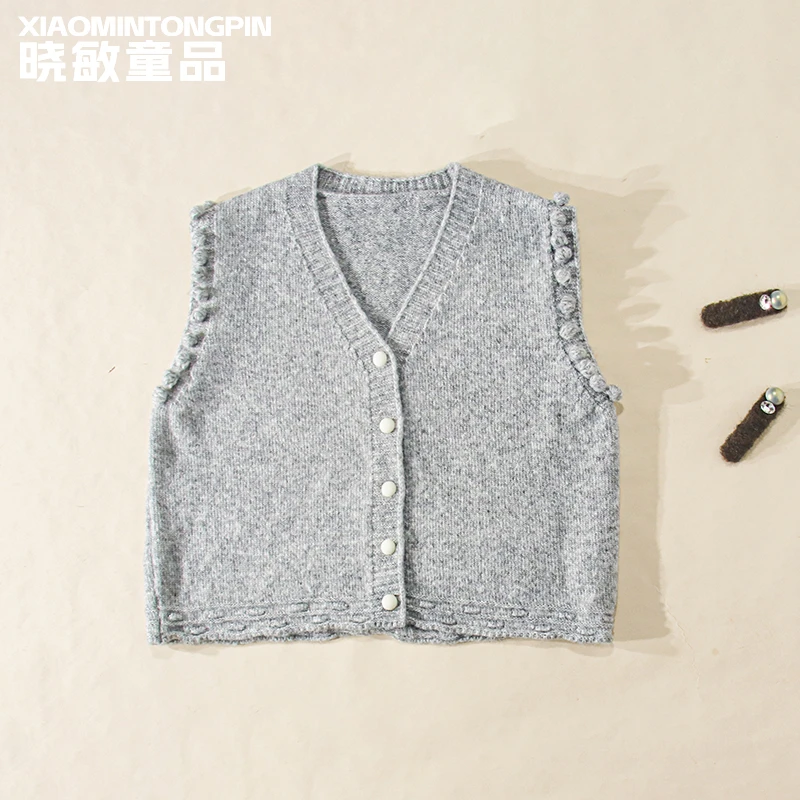 【素雅】凸起袖口马甲3C3838