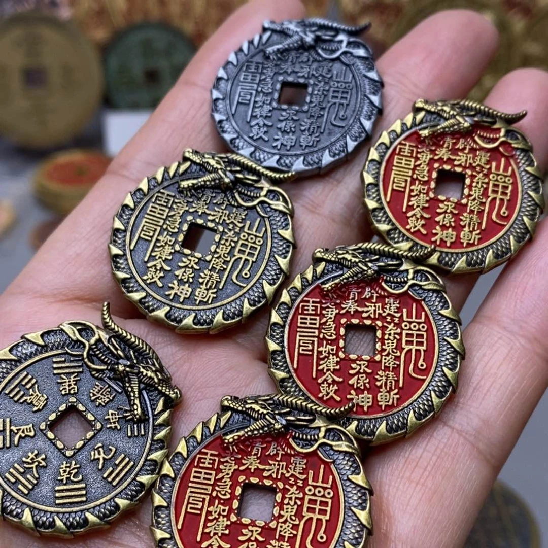 铜现代仿制工艺文创铜币