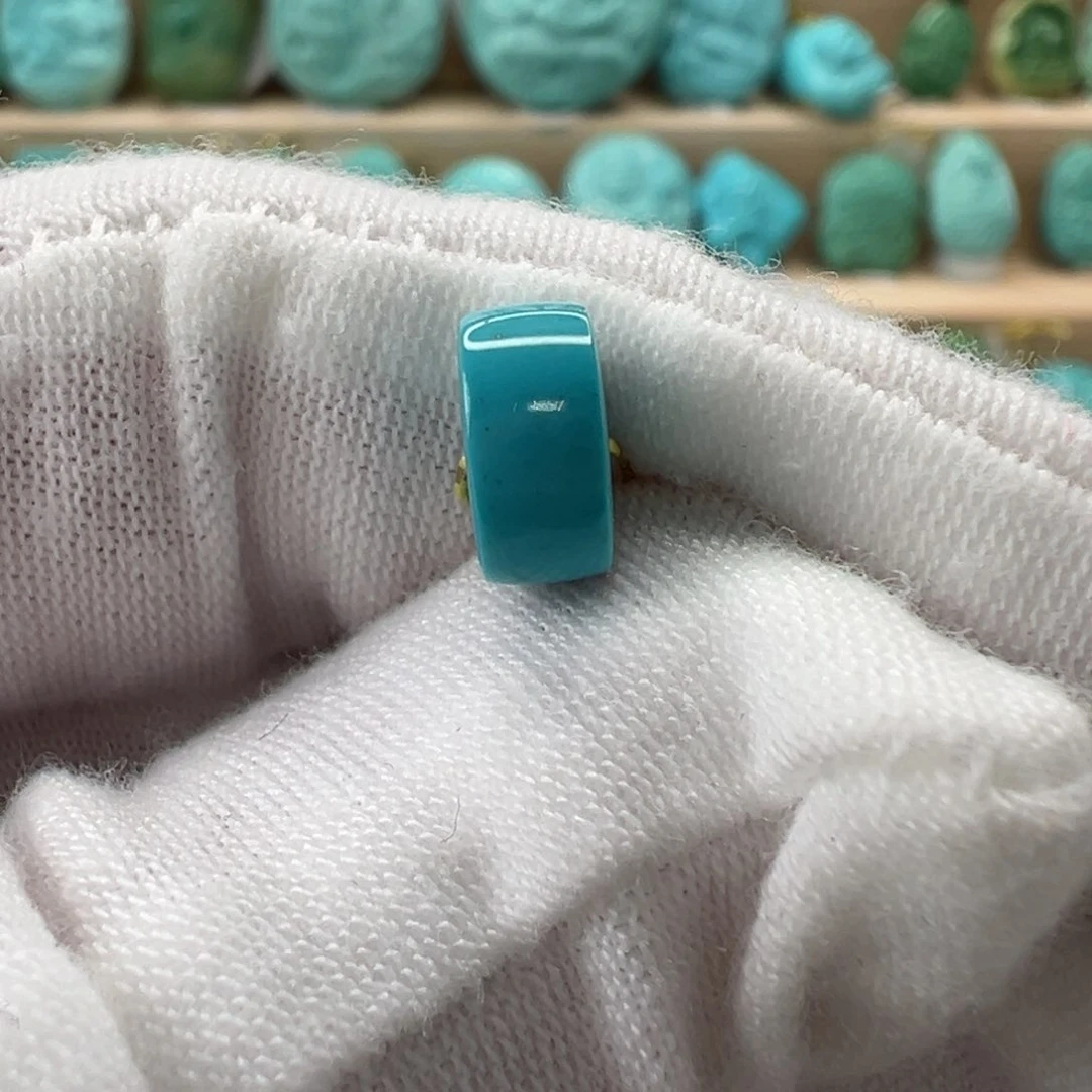 未镶嵌绿松石直切珠8.6x4.2mm