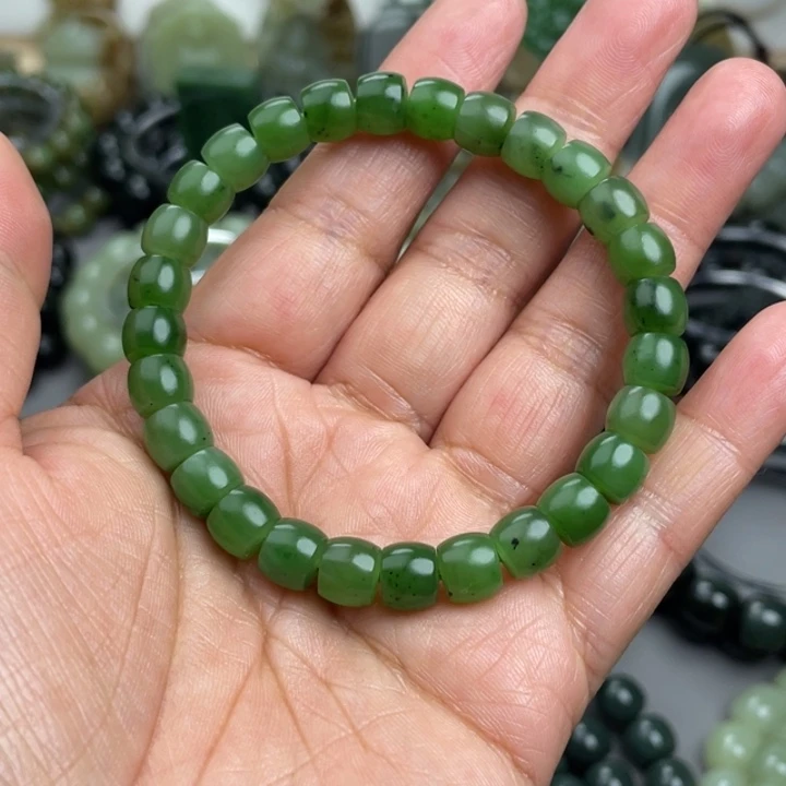 和田玉未镶嵌手串