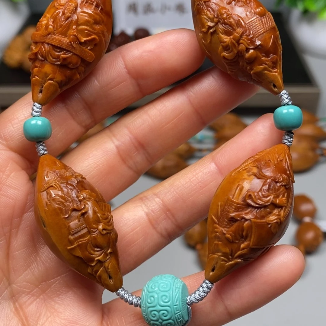 橄榄核吊坠棋棋书画定金，没有现货，需定制