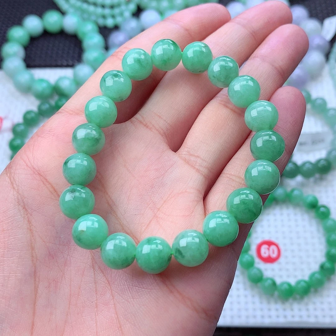 翡翠未镶嵌毛衣链卡10