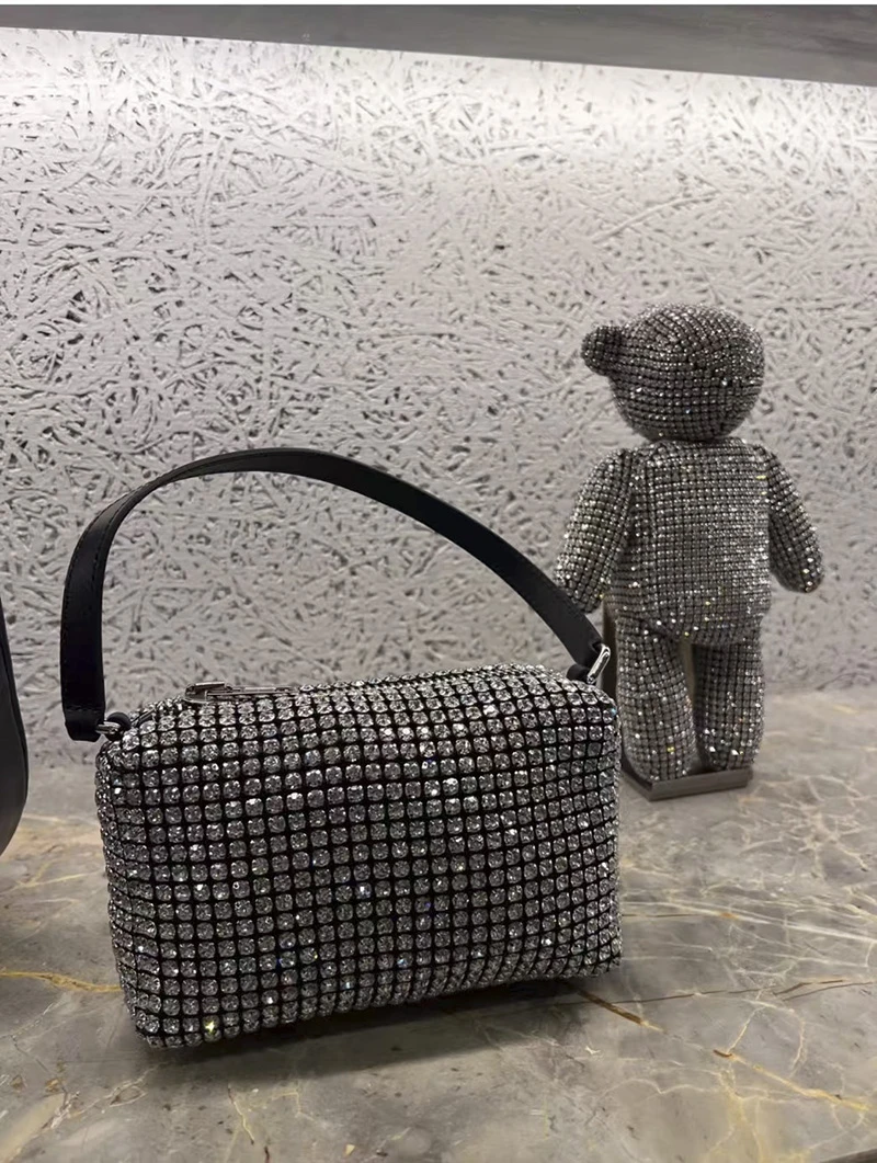 大王巨百搭满钻水钻包女包时尚手提包晚宴手拿包DF8QWB101