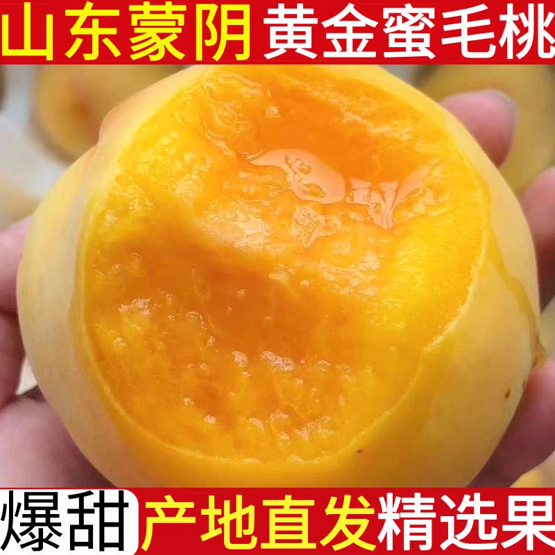 【顺丰/京东次日达】山东蒙阴黄桃一口爆汁黄桃同城送山东省