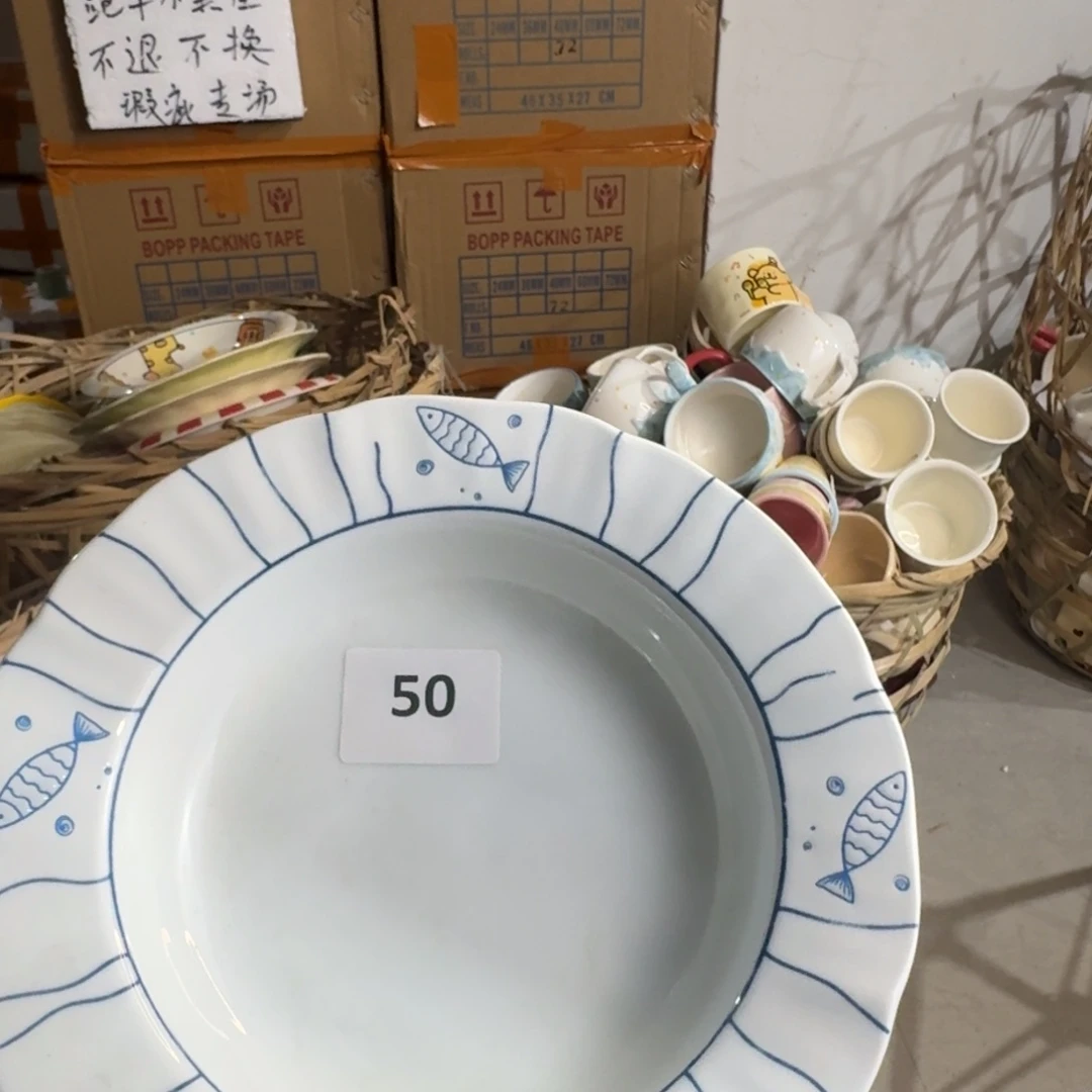 陶摆件50 陶瓷餐具瑕疵