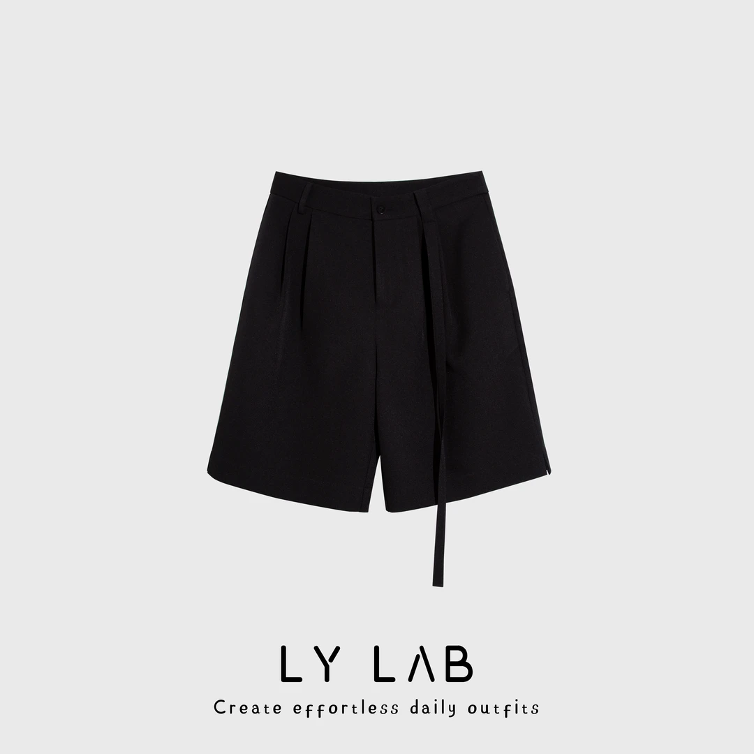 LY LAB 25SS春夏新款简约西装短裤A17696-1